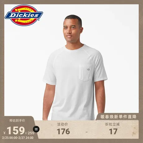 Dickies 春夏 前胸logo口袋工装短袖T恤男女情侣 内搭图片