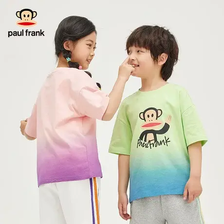 大嘴猴男女童装短袖t恤2023年夏季新品半袖中大儿童纯棉上衣体恤商品大图