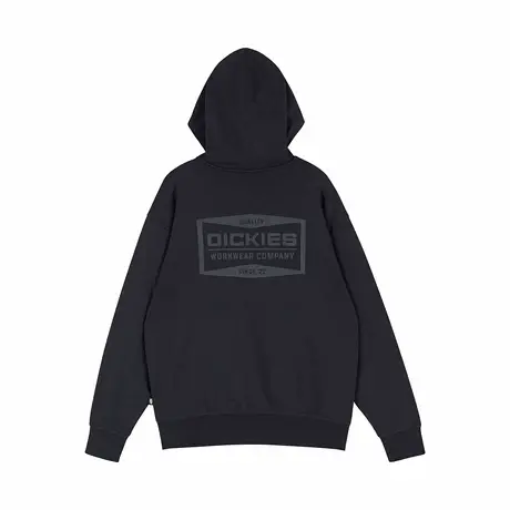 Dickies25秋冬新款 背后字母印花连帽卫衣开衫 拉链夹克男女情侣图片