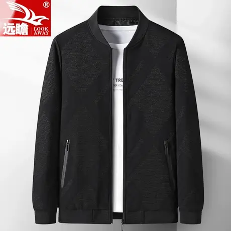 秋季棒球领飞行员夹克男短款潮牌宽松上衣男士春秋款潮流休闲外套商品大图
