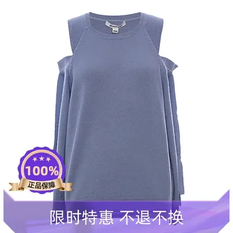 季候风针织衫毛衫宽松型开口长袖圆领针织毛衣女0682TA320图片