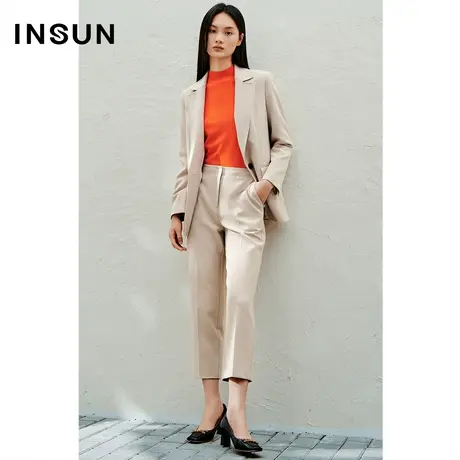 INSUN恩裳春老钱风简约高密高弹西装商品大图