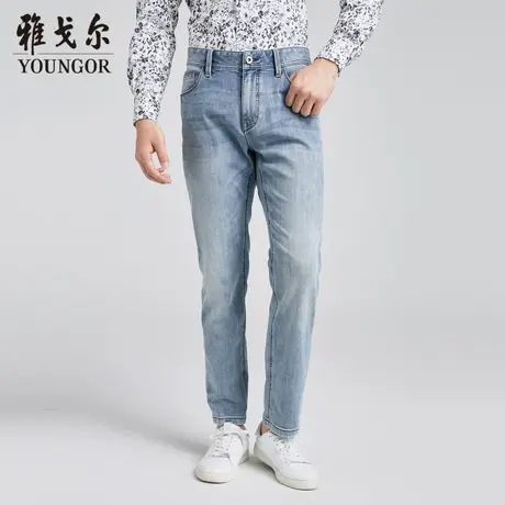 【商场同款】雅戈尔男士长裤春季新款官方商务休闲上班穿长裤男图片