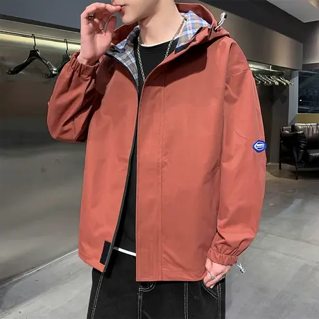 春秋冬季男士夹克2023新款潮牌防风外套上衣服青少年男生潮流百搭图片