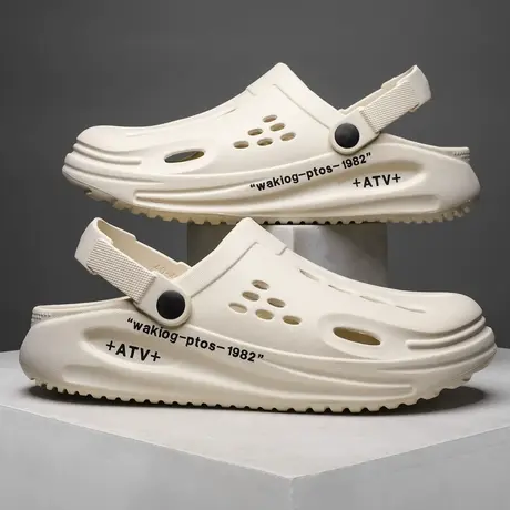 雨鞋男款夏季钓鱼雨凉鞋大码踩屎感厨房防滑水鞋涉水鞋防水鞋男士商品大图