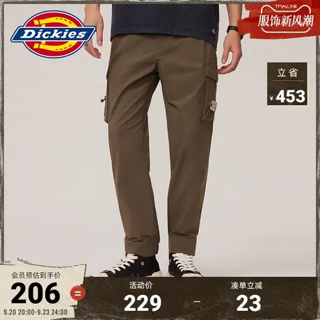 【商场同款】Dickies 秋冬休闲裤男 修身直筒工装裤商品大图