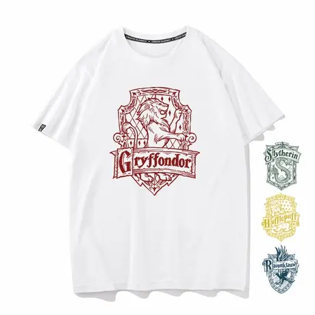 秀洛哈利波特周边衣服半袖打底衫情侣装2024夏季新款短袖T恤男女商品大图