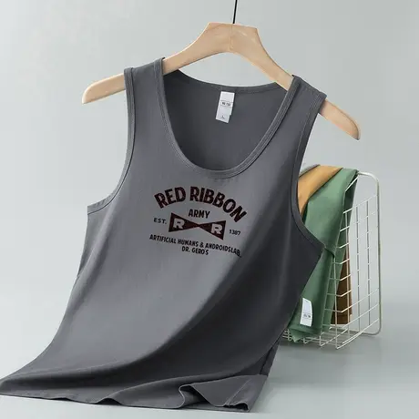 莫代尔冰丝背心男夏季凉感速干运动坎肩健身篮球无袖t恤跨栏吊带商品大图