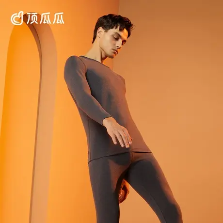 【犀有制造】顶瓜瓜秋衣秋裤男士2022年秋冬新款德绒保暖内衣打底图片
