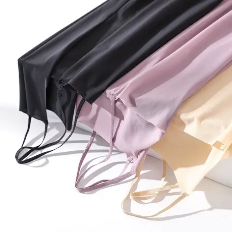 冰丝连衣裙女夏季防走光内搭打底中长款裙子防透衬裙睡裙吊带裙薄商品大图