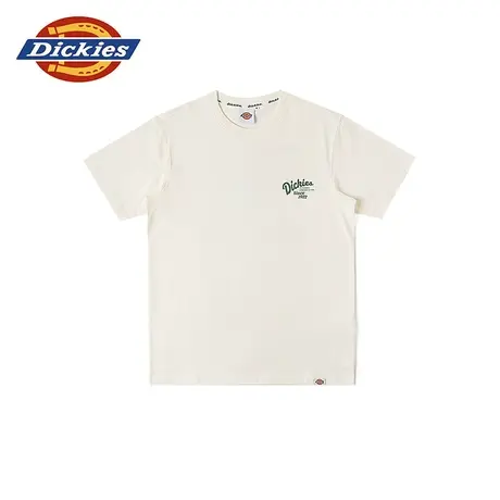 Dickies 24春夏新款胸前小印花背后大印花圆领短袖T恤内搭图片