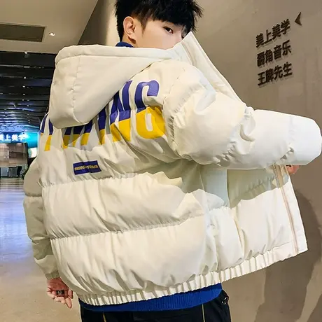 男士冬季外套2023年新款棉衣帅气潮流加厚加绒棉服羽绒棉袄面包服商品大图