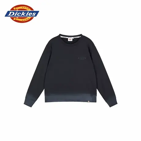 Dickies25秋冬新款 女士前胸包针绣LOGO图案圆领卫衣商品大图