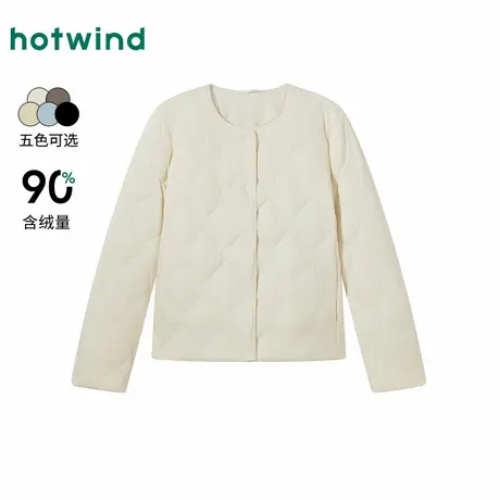 热风2025年冬季新款女士轻薄羽绒服商品大图