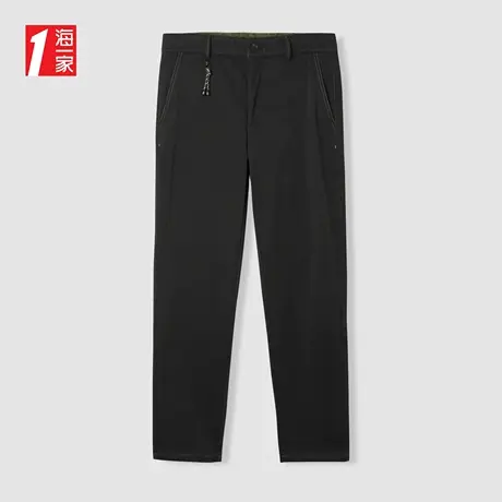 海一家简约有型长裤2023秋季新款基础日常舒适青年男士休闲裤商品大图