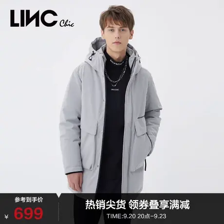 LINCCHIC金羽杰羽绒服男士潮流短款羽绒服男士冬季外套N21602181商品大图