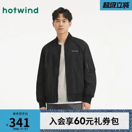 热风2025年秋季新款男士飞行员夹克商品大图