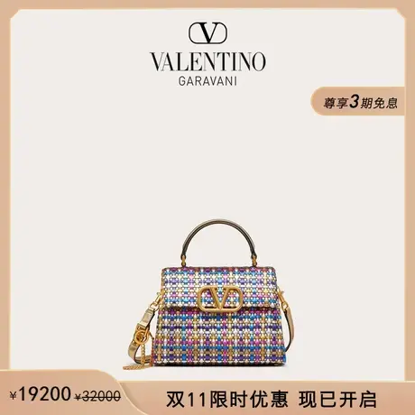 【限时优惠】华伦天奴VALENTINO女士 VSLING小号金属质感手袋女包商品大图