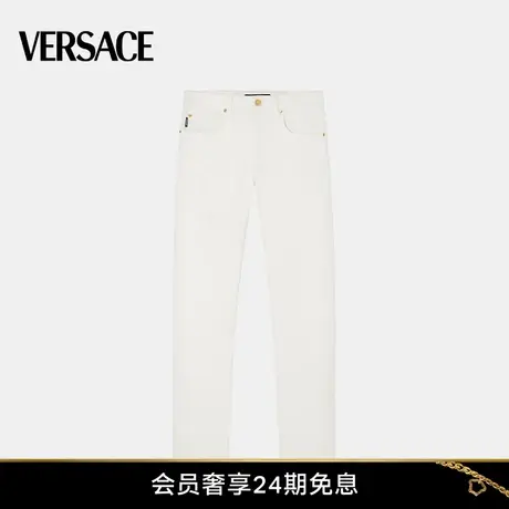【24期免息】VERSACE/范思哲男士Medusa修身牛仔裤美杜莎休闲长裤商品大图
