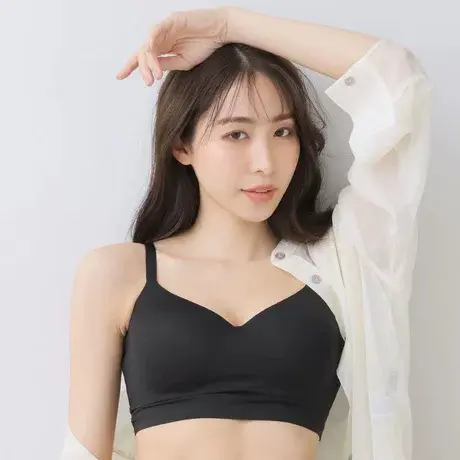 爱美菲露舒适背心无痕聚拢文胸防走光无钢圈睡眠内衣日系1200314商品大图