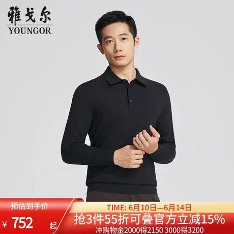 【商场同款】雅戈尔男士羊毛衫秋冬新款官方商务休闲羊毛衫男图片