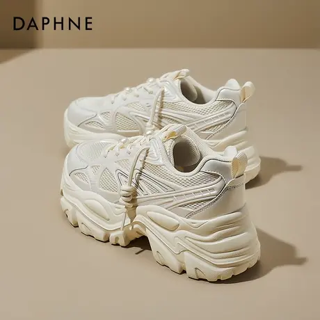 达芙妮厚底老爹鞋女2025秋新款小个子增高休闲鞋百搭不累脚运动鞋商品大图