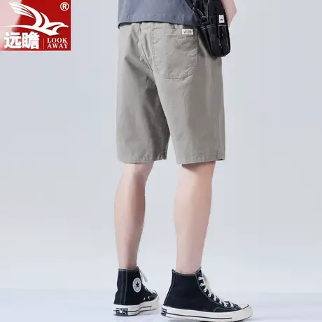 短裤男2023新款休闲潮牌5分男生中裤子夏季宽松运动男士五分裤男商品大图