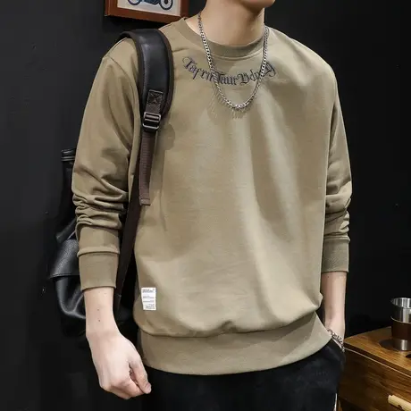 春季2024新款卫衣男美式潮牌男款大码男士加肥加大上衣长春秋款商品大图