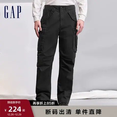 【断码优惠】Gap男装春秋户外工装风多口袋高级休闲长裤745023图片