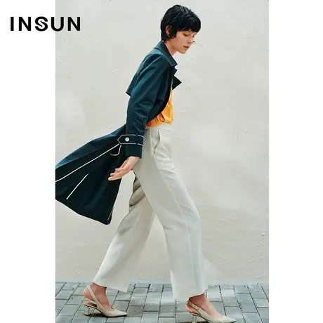 INSUN恩裳春季H型高支高密斜纹风衣图片
