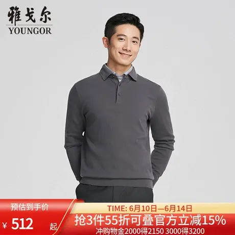 【商场同款】雅戈尔男士羊毛衫秋冬新款官方商务休闲羊毛衫男图片