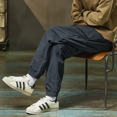 唐狮秋休闲长裤男士新款宽松束脚裤三防面料运动早秋OOTD穿搭TMTA商品大图