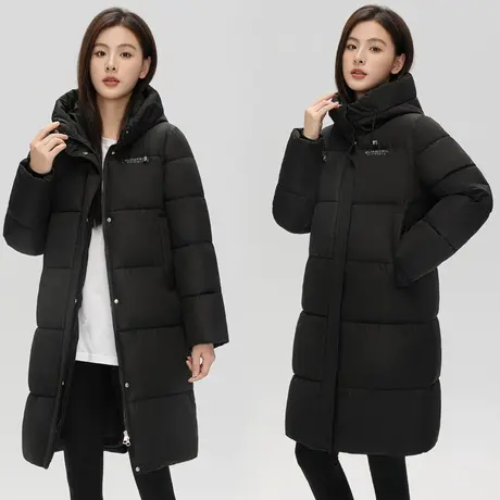 反季中长款羽绒棉服女韩版宽松棉袄2023年新款冬装小个子棉衣外套图片