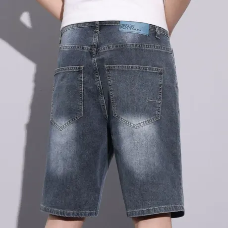 五分休闲牛仔裤短裤男士夏季薄款六分过膝中裤半截马裤男裤子外穿商品大图