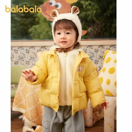 巴拉巴拉宝宝羽绒服男女童婴儿轻薄早春2025儿童外套洋气保暖时尚商品大图