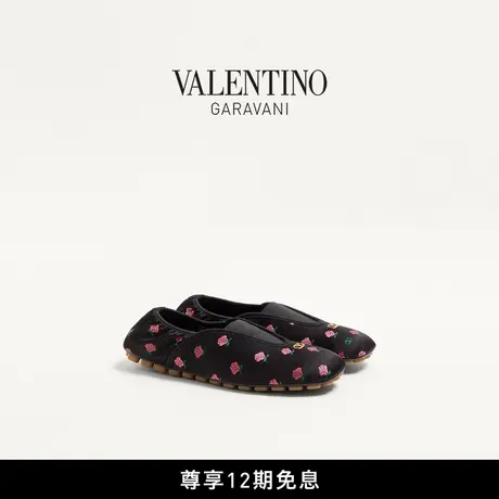 [秋冬新品]华伦天奴VALENTINO男士RHYTMIKA玫瑰图案平底鞋图片
