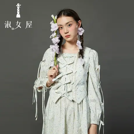 淑女屋官方旗舰店蝴蝶结棉马夹女外穿2023秋冬新款设计感小众外套图片