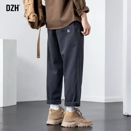 男士高街直筒裤男秋季宽松裤子2023新款锥形裤休闲裤男款潮牌男裤商品大图