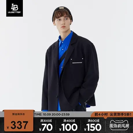 Lilbetter休闲西装男韩版上衣2023新款港风外套高级感痞帅西服春商品大图