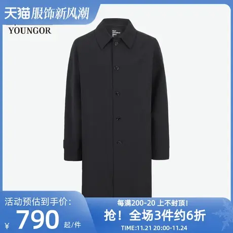 雅戈尔男士单风衣春新款官方商务休闲商场同款时尚风衣商品大图