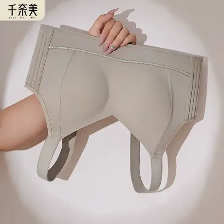 千奈美全罩杯内衣女大胸显小防下垂收副乳聚拢上托大码女士胸罩商品大图