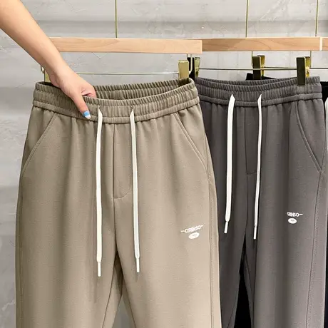 卫裤男士2023新款直筒宽松男裤子秋季休闲裤束脚休闲运动长裤子男商品大图