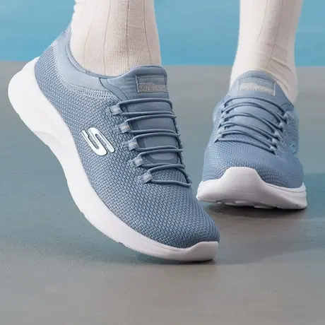 斯凯奇（Skechers）女鞋夏季2025新款网面休闲鞋透气妈妈鞋减震跑商品大图