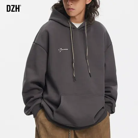 男士连帽衫美式卫衣男春秋款潮牌长袖上衣2024年春季新款宽松外套商品大图