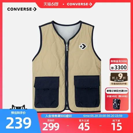 匡威儿童装男童马甲2025冬季新款中大童双面穿保暖百搭上衣外套图片