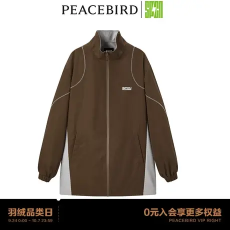 【商场同款】太平鸟女装2023秋季新款SPCN撞色便服外套ASBBD3301图片