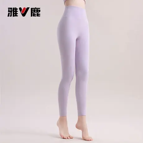 【晁然专属】雅鹿高腰秋裤女款无痕保暖裤内穿线裤秋冬季商品大图