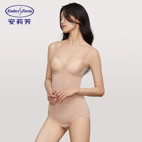 安莉芳专柜新品收腰提臀塑身连体衣女网纱软钢圈美体内衣EY00043图片