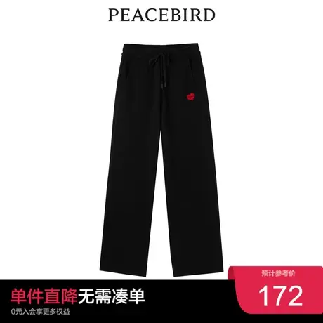 太平鸟年秋季新款爱心针织长裤A3GBC3405奥莱图片