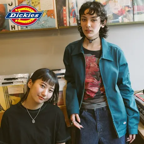 Dickies 春夏经典JT75工装老夹克外套易去污 男女情侣图片